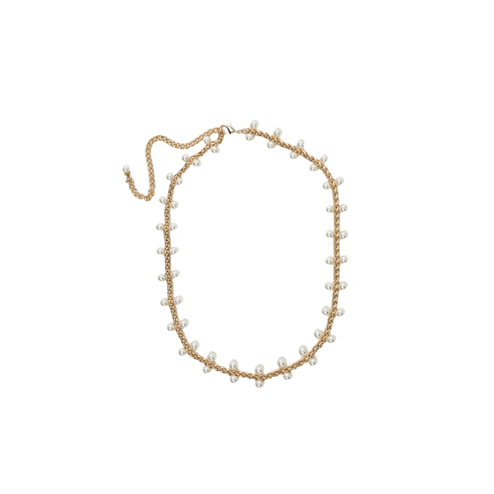 Аксессуар на голову из жемчуга