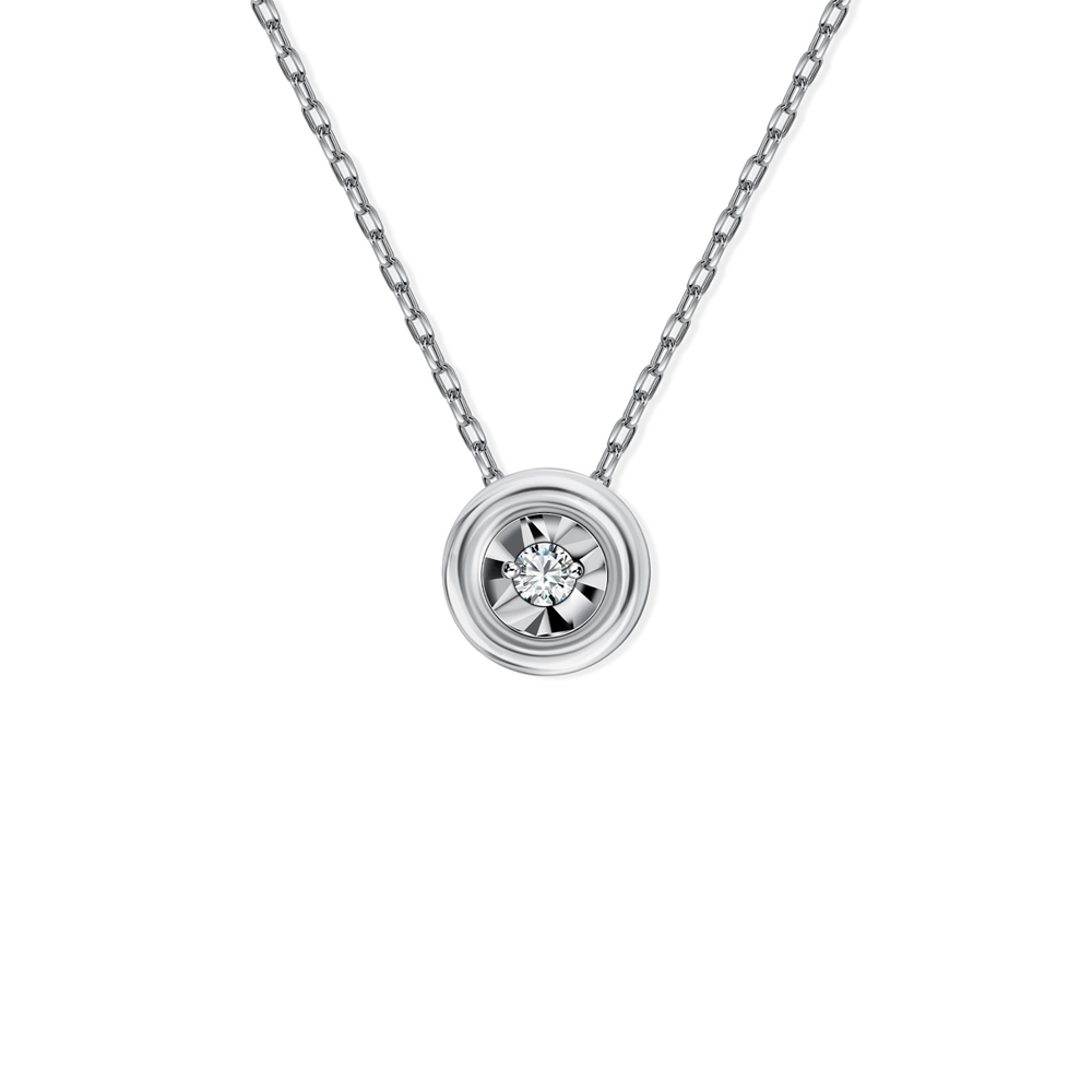 Подвеска с бриллиантом