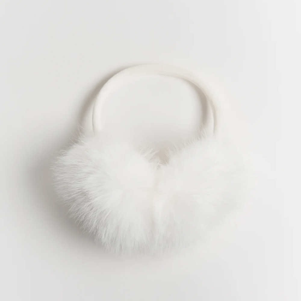 Наушники теплые с меховой фактурой