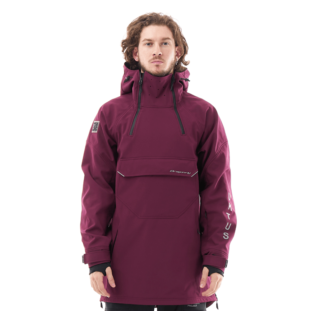Куртка-анорак сноубордическая DF UKTUS Man Bordo