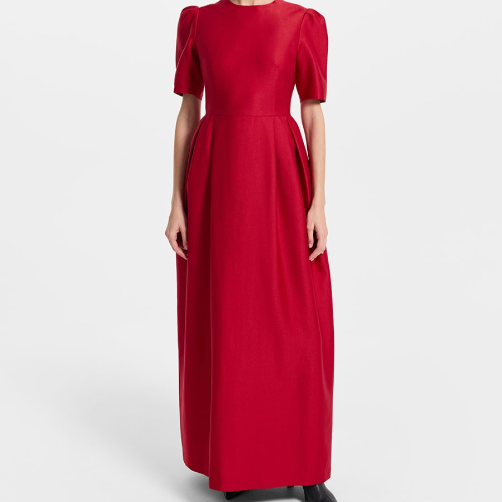 Платье макси из вискозы