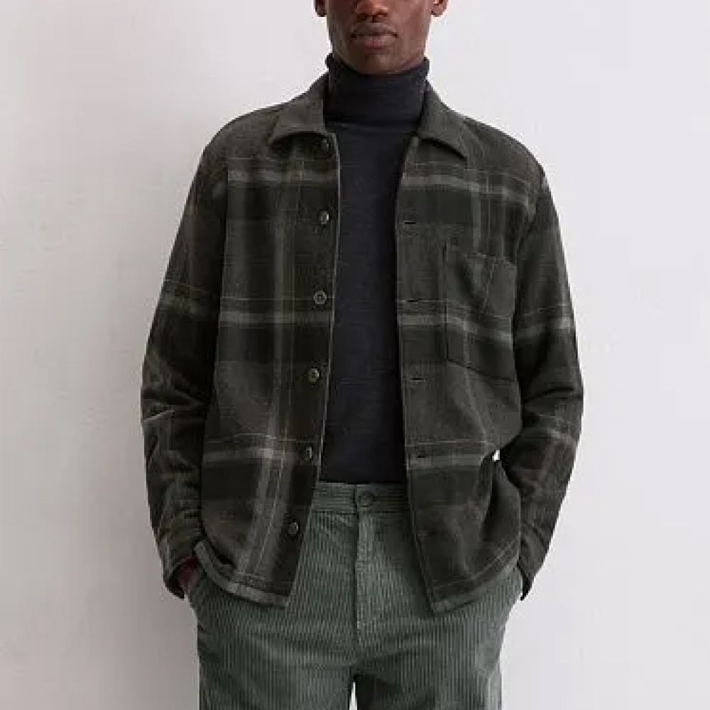 Фланелевая верхняя рубашка органический хлопок