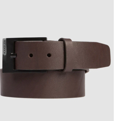 Ремень из натуральной кожи коричневый