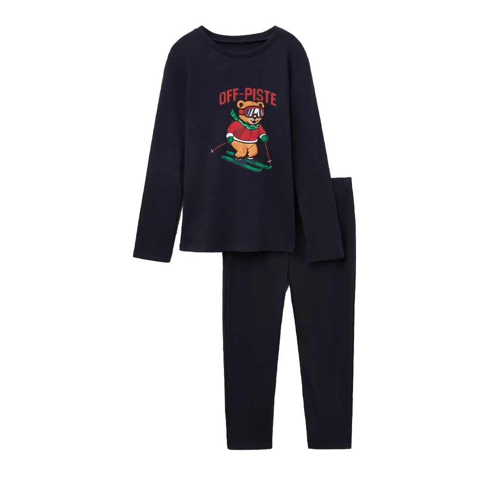 Длинная Хлопковая Пижама для мальчиков