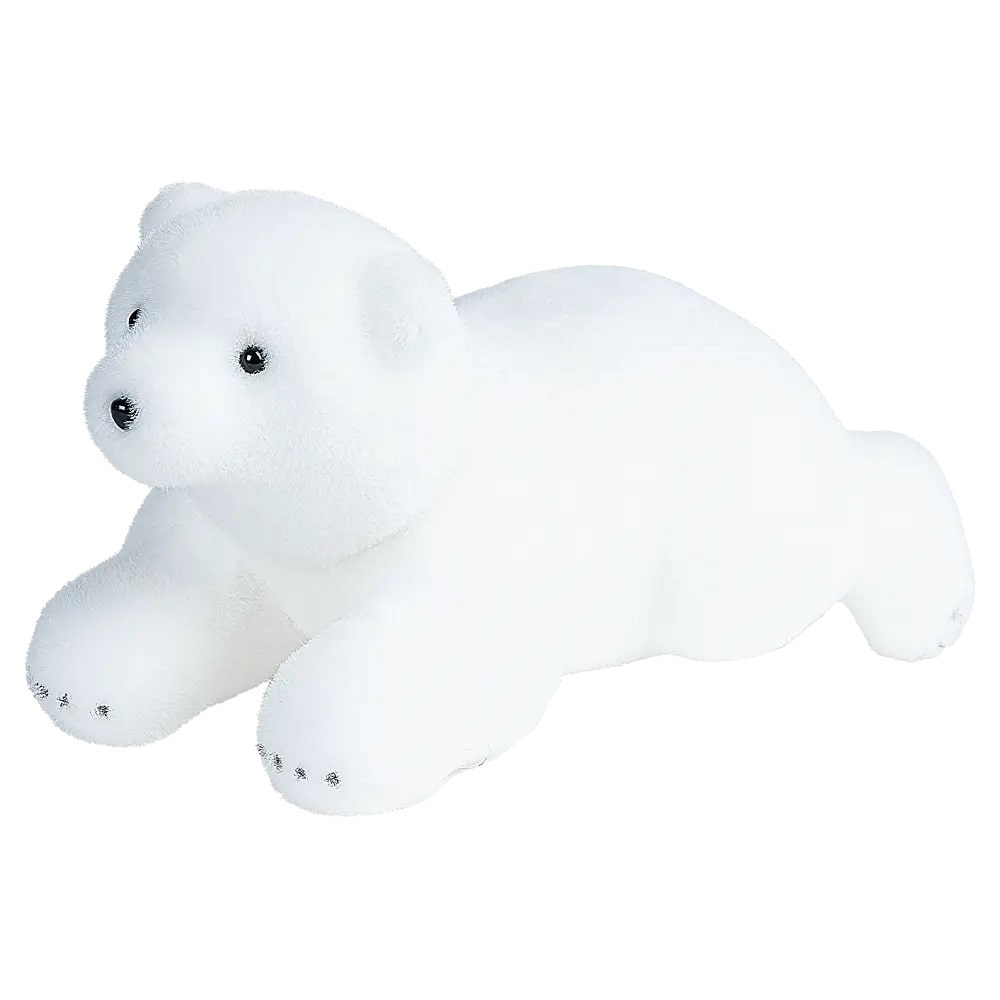 Фигура декоративная белый мишка