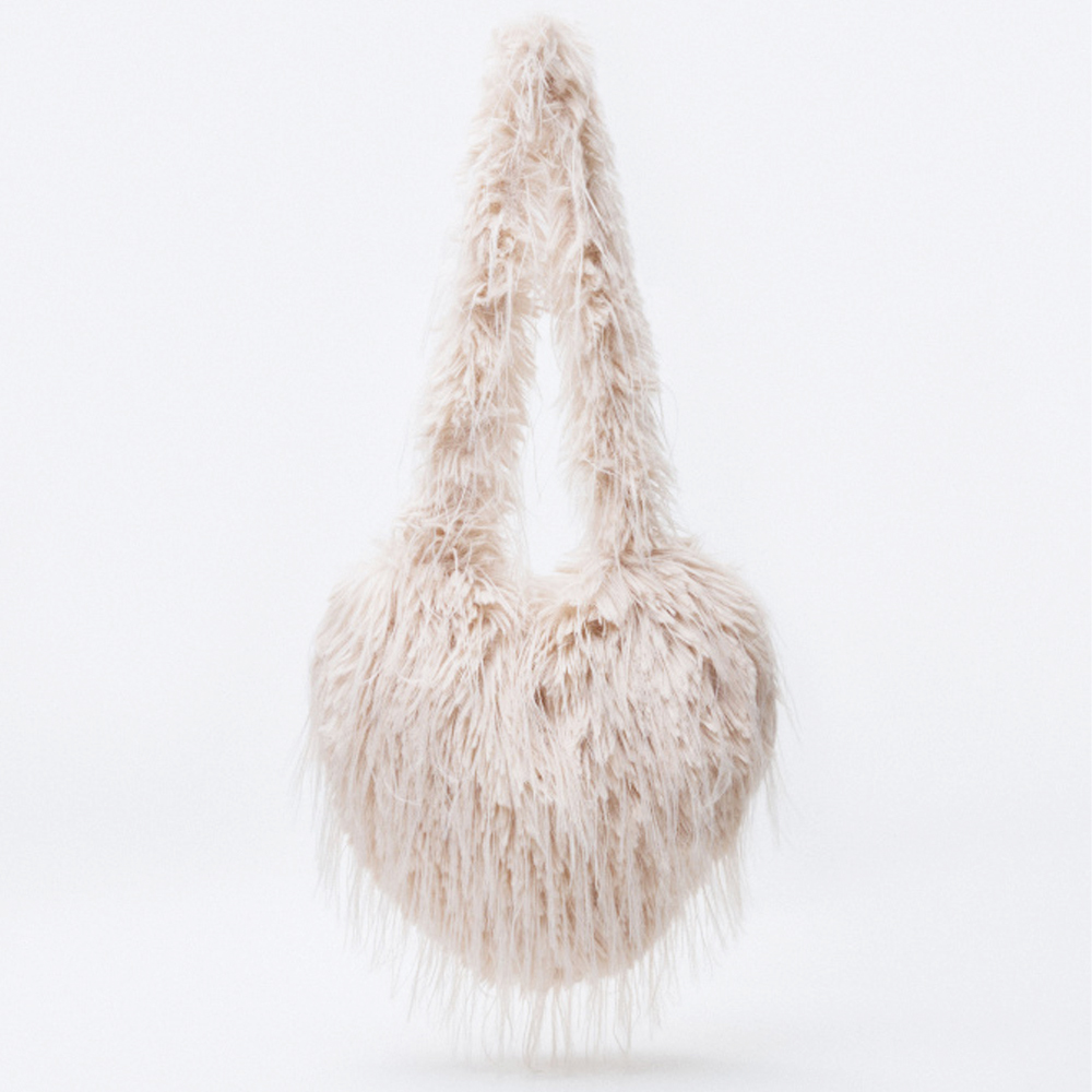 Меховая сумка кросс-боди для девочек