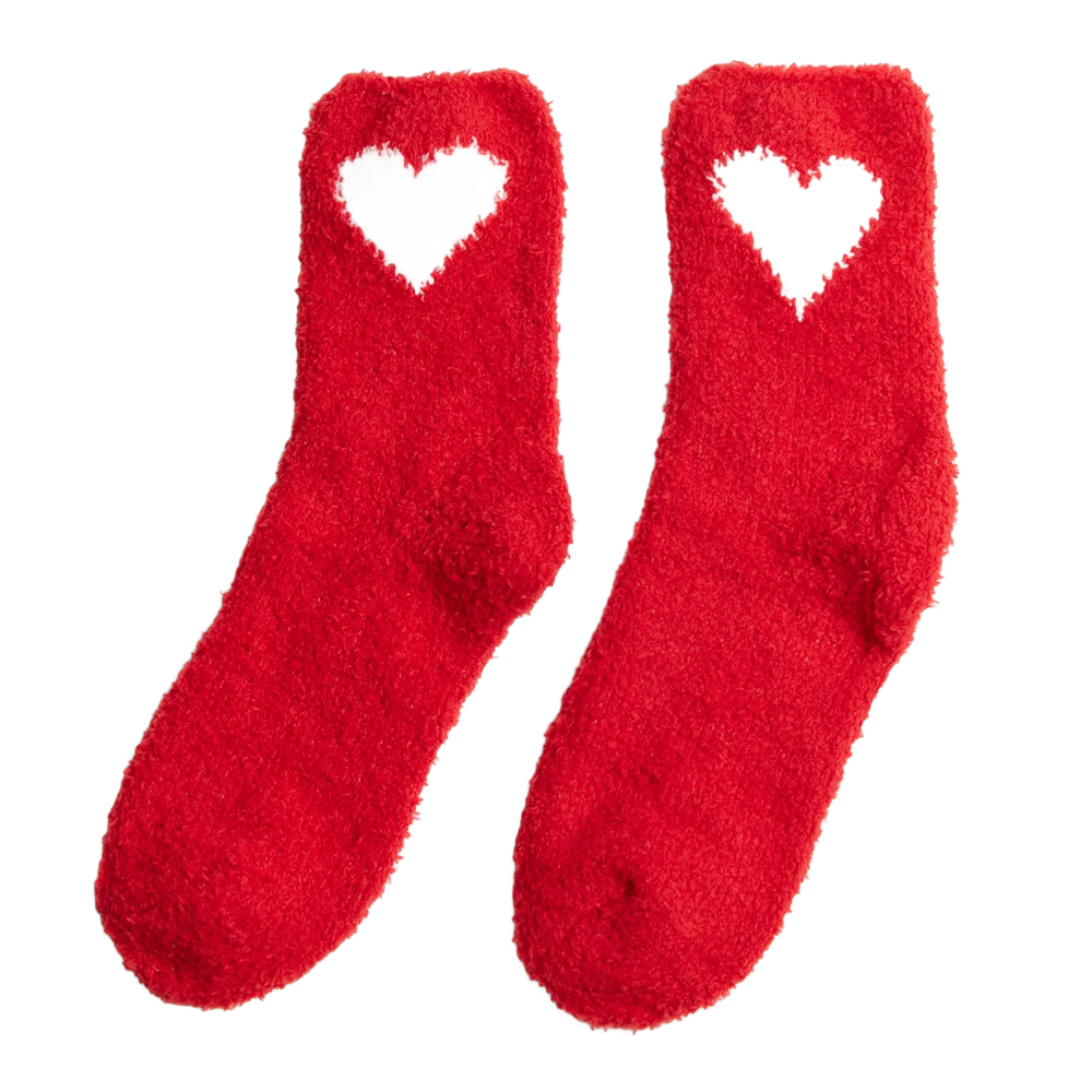 Носки махровые с сердечком