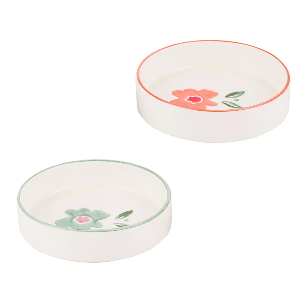 Набор Чаш С Принтом Цветов 2 Шт