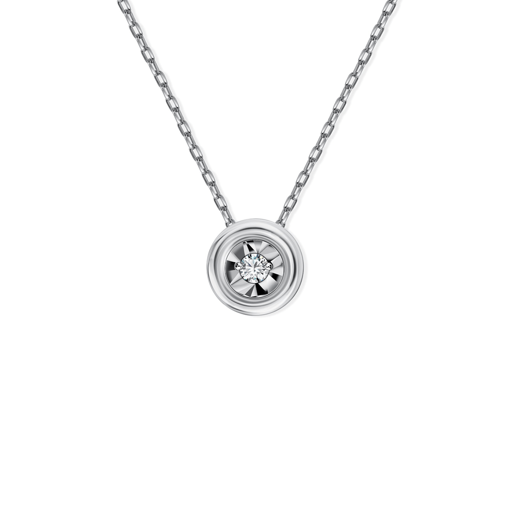 Подвеска с бриллиантом