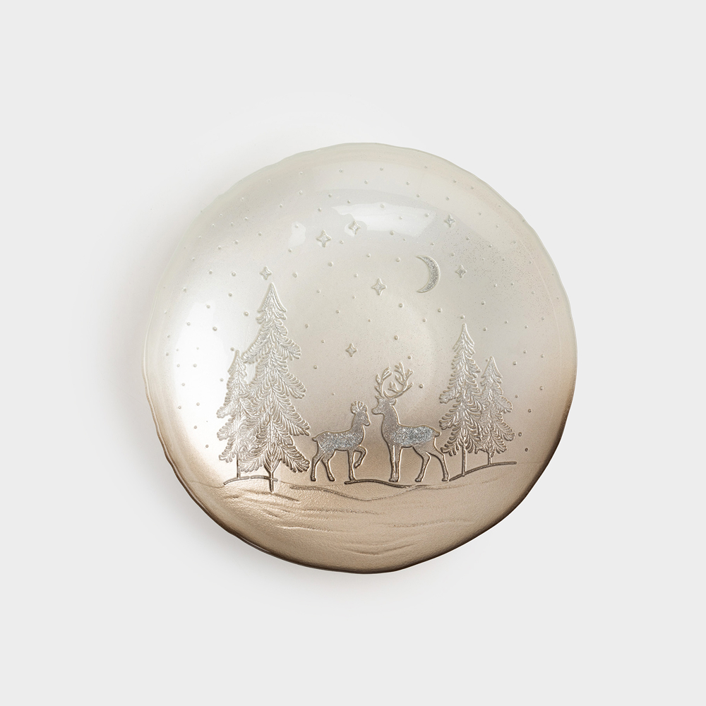 Блюдо глубокое Олени в лесу, Brumal