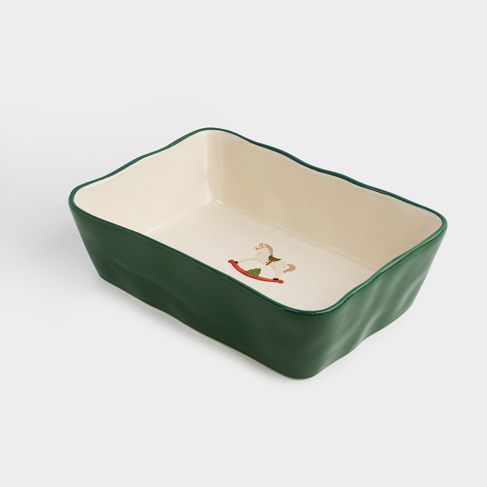 Форма для запекания Лошадка, 26х19 см, керамика