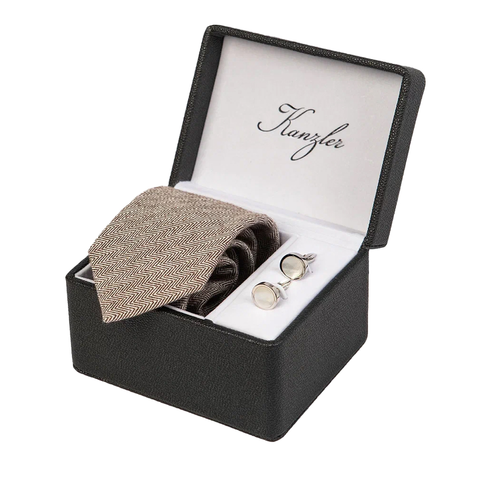 Подарочный набор (галстук + запонки)